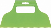Шпатель зубчатый 2х2 230мм пластиковый Сибртех купить по цене 52.30 руб. в Москве. Самовывоз или доставка в день заказа.