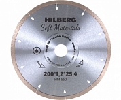 Диск алмазный отрезной по керамике 200х1,2х25,4 мм Hilberg Hyper Thin HM550 купить по цене 4&nbsp;035 руб. в Москве. Самовывоз или доставка в день заказа.