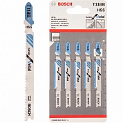 Пилки для лобзика по металлу T118B HSS, 77 мм, быстрый рез (5шт/уп) купить по цене 142 руб. в Москве. Самовывоз или доставка в день заказа.