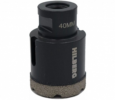 Коронка алмазная по керамограниту M14 d40 мм Hilberg Super Hard HH640 купить по цене 2&nbsp;135 руб. в Москве. Самовывоз или доставка в день заказа.