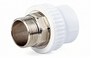 Муфта PPR комбинированная НР 50х1_1/2" под ключ Lammin купить по цене 623 руб. в Москве. Самовывоз или доставка в день заказа.