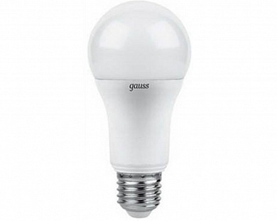 Лампа светодиодная LED Е27 25W 4100K матовая Gauss купить по цене 441 руб. в Москве. Самовывоз или доставка в день заказа.