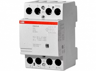 Контактор ABB ESB40-40 40А купить по цене 2&nbsp;796 руб. в Москве. Самовывоз или доставка в день заказа.