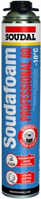 Пена монтажная профессиональная SOUDAL Professional 60 зимняя 750 мл купить по цене 501 руб. в Москве. Самовывоз или доставка в день заказа.