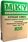 Сухая смесь монтажно-кладочная МКУ М300 40кг цементно-песчаная купить по цене 120 руб. в Москве. Самовывоз или доставка в день заказа.