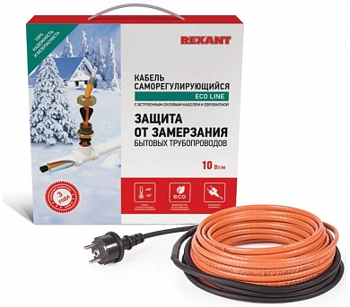 Кабель для обогрева труб Rexant 10м 100Вт 51-0605 купить по цене 7&nbsp;016 руб. в Москве. Самовывоз или доставка в день заказа.