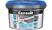 Затирка цементная Ceresit CE 40 Aquastatic №16 графит 2кг купить по цене 961 руб. в Москве. Самовывоз или доставка в день заказа.