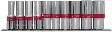 Набор торцевых удлиненных головок 1/2" 10-22мм 10шт MATRIX купить по цене 3&nbsp;691 руб. в Москве. Самовывоз или доставка в день заказа.