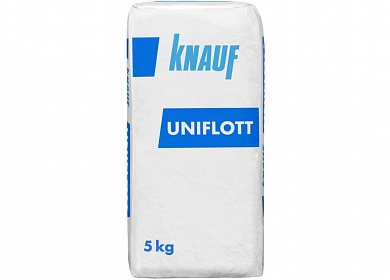Шпаклевка гипсовая KNAUF Унифлот 5 кг купить по цене 480 руб. в Москве. Самовывоз или доставка в день заказа.
