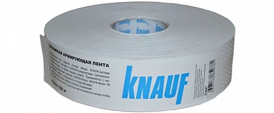 Лента для стыков армирующая бумажная Knauf 150м купить по цене 708 руб. в Москве. Самовывоз или доставка в день заказа.