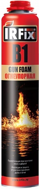 Огнеупорная профессиональная монтажная пена IRFIX В1 750 мл купить по цене 830 руб. в Москве. Самовывоз или доставка в день заказа.