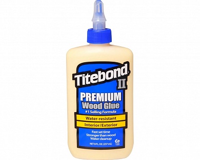 Клей столярный Titebond II Premium влагостойкий 237 мл купить по цене 565.90 руб. в Москве. Самовывоз или доставка в день заказа.