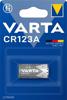Батарейка CR123A BL1 Lithium 3V Varta Professional 6205 купить по цене 415 руб. в Москве. Самовывоз или доставка в день заказа.