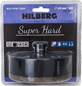 Коронка алмазная по керамограниту M14 d120 мм Hilberg Super Hard HH693 купить по цене 6&nbsp;350 руб. в Москве. Самовывоз или доставка в день заказа.
