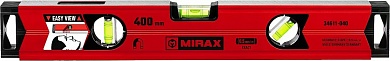 Уровень строительный магнитный 400 мм, с зеркальным глазком MIRAX купить по цене 781 руб. в Москве. Самовывоз или доставка в день заказа.