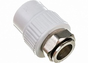 Муфта PPR с накидной гайкой 25х3/4" Lammin Lm31045025020 купить по цене 261 руб. в Москве. Самовывоз или доставка в день заказа.